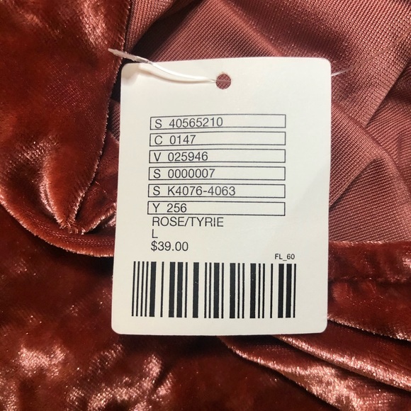 Urban Outfitters Out From Under Velvet Bodysuit - Picture 2 of 3